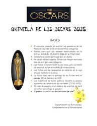 Quiniela de los Oscars 2015