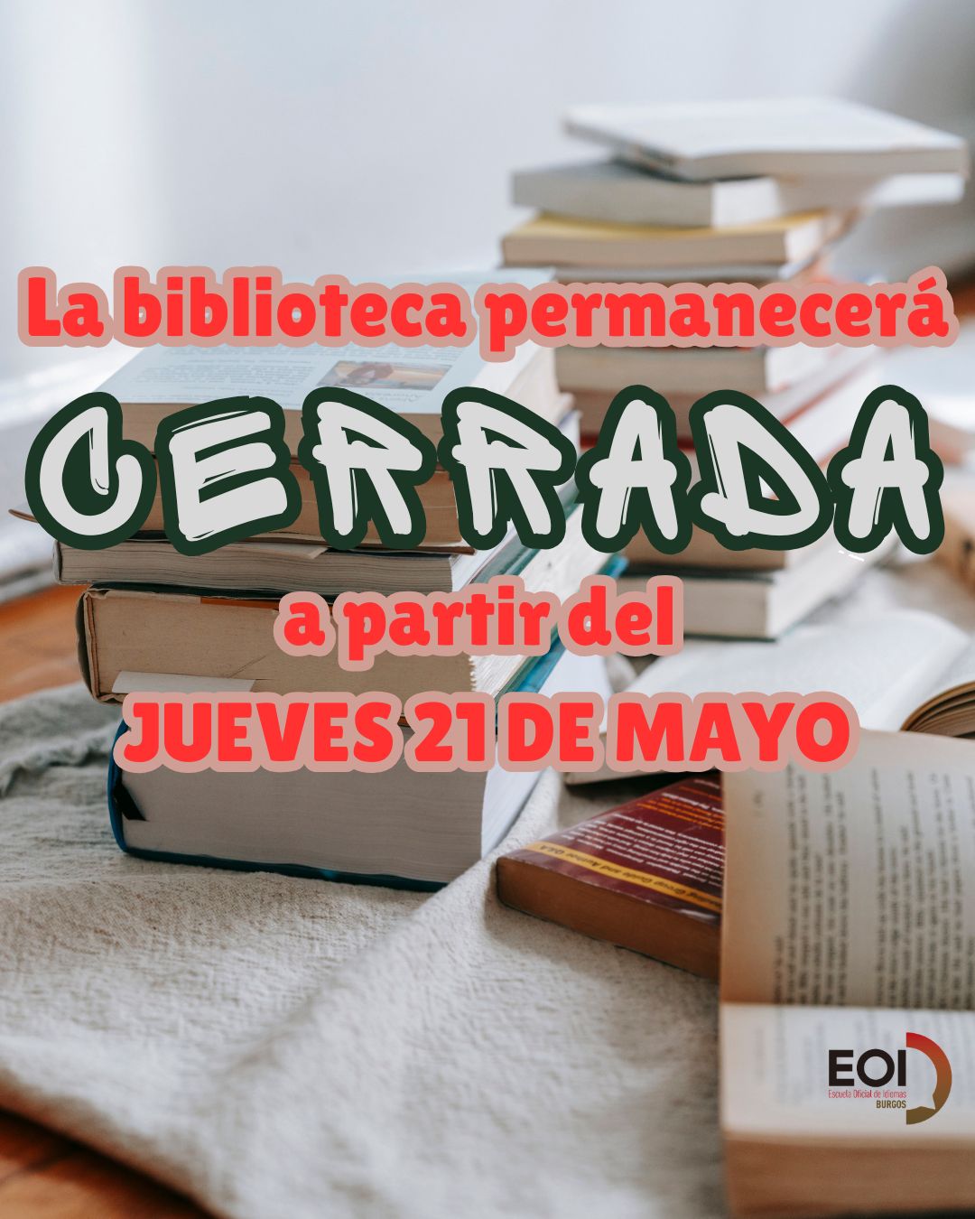 Bibli cierra mayo