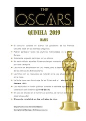 Quiniela de los Oscars 2019
