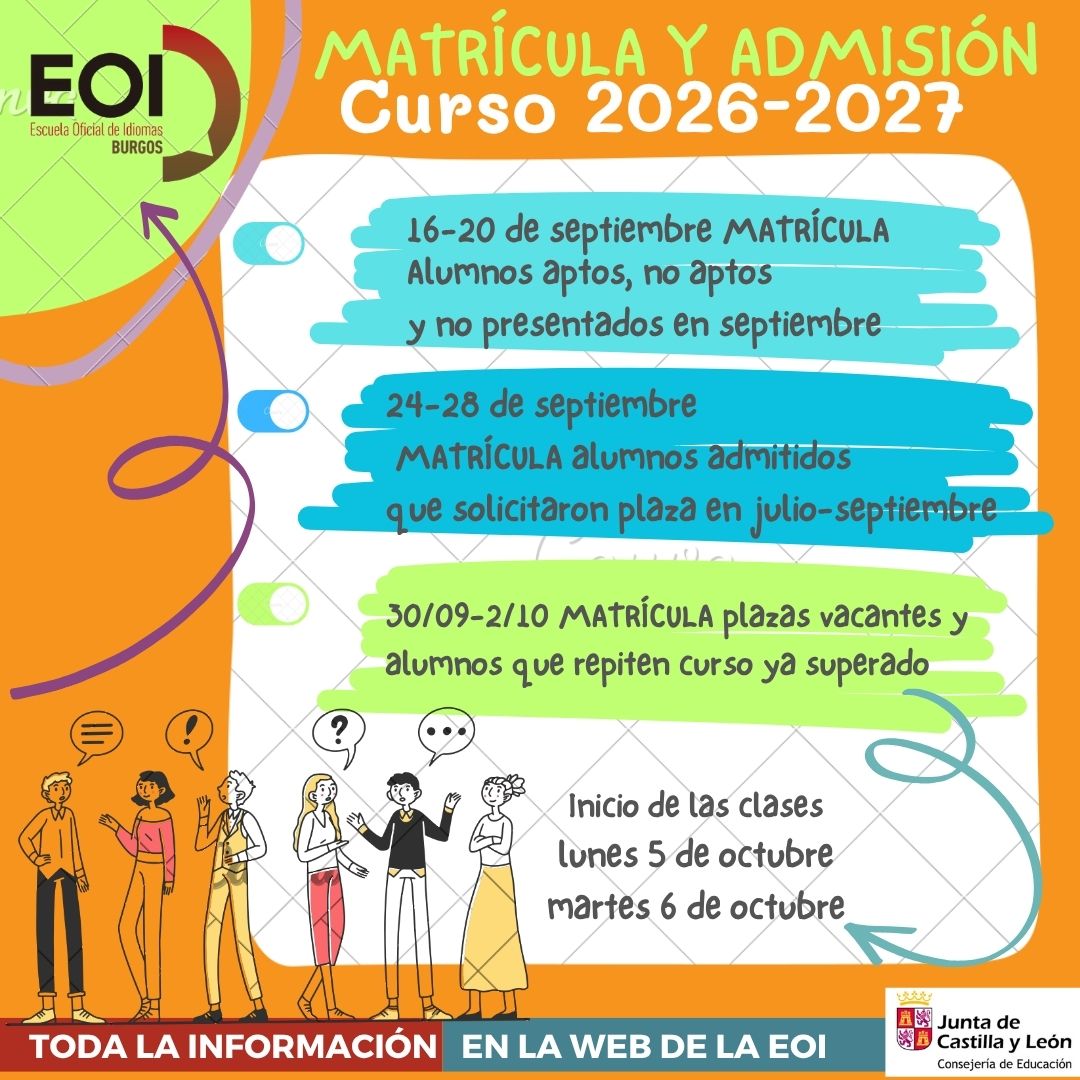 Calendario admisión 3